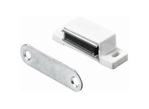 4008057894128 - Hettich - Magnetschnäpper 15 x 14 x 45 mm weiß 5 kg - 10 Stück Möbelbeschläge