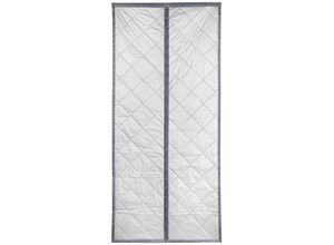 4008069053735 - Türvorhang MAXIMEX Wärmeschutz 2in1 grau B90cm H200cm Polyester Polyester Gardinen 90x200 cm Thermo-Vorhang reflektierende Außenseite blickdicht