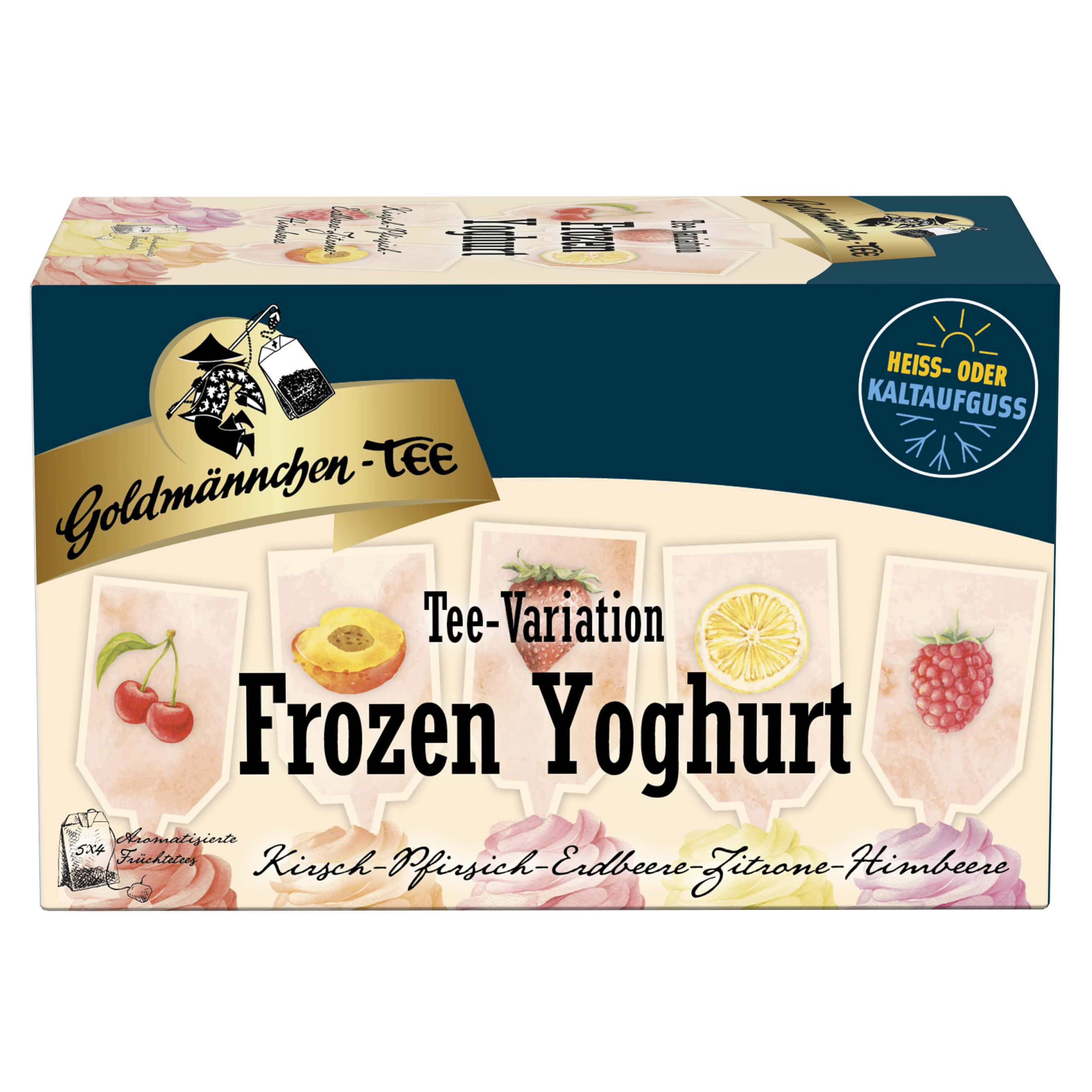 4008071042222 - Goldmännchen Tee Frozen Yoghurt Tee-Variation 20x25g