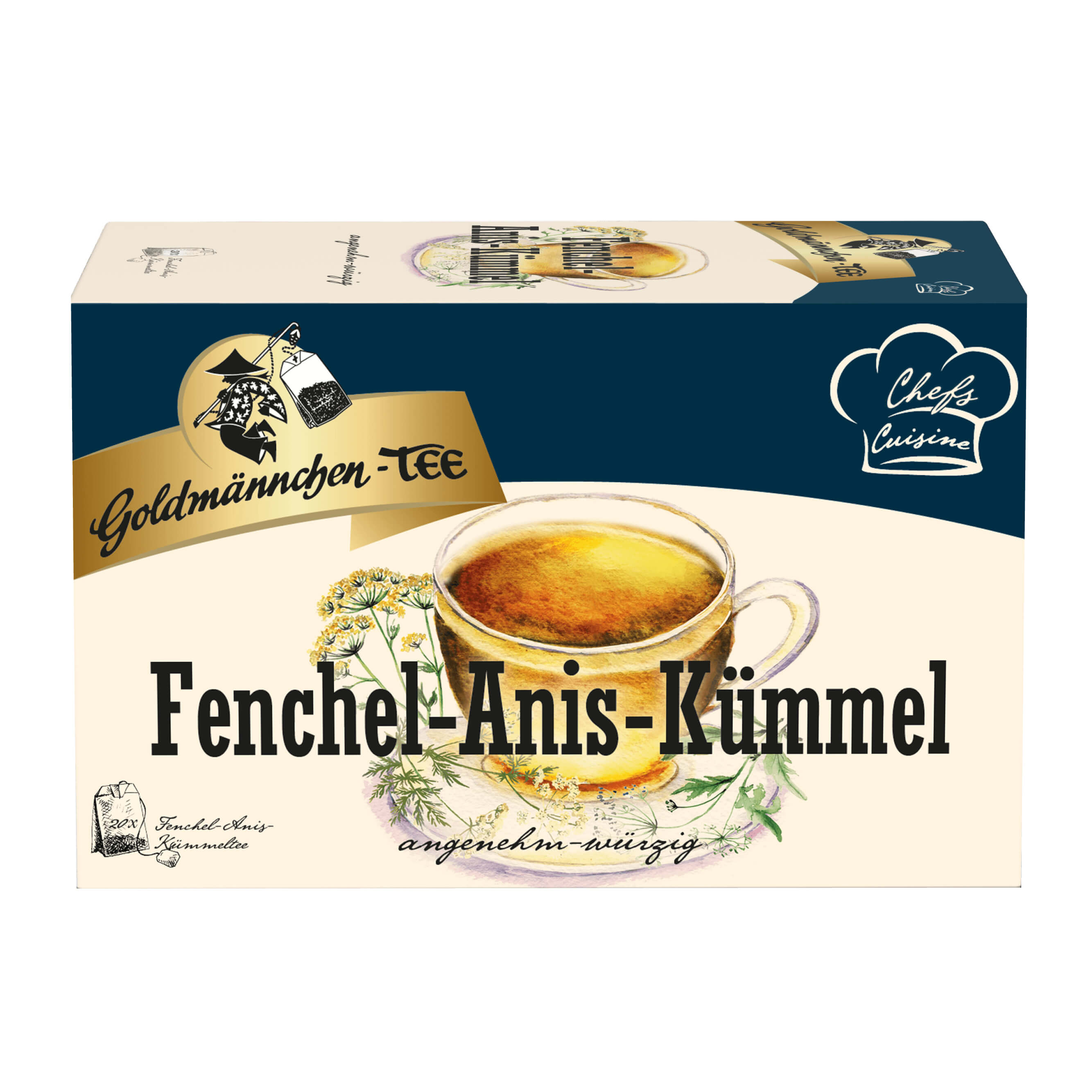 4008071044547 - Goldmännchen Tee Fenchel Anis Kümmel 20x2g