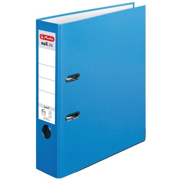 4008110086729 - Ordner maXfile protect 10094837 A4 80mm breit PP vollfarbig acqua 4008110086729 Herlitz