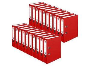 4008110093512 - herlitz Ordner maXfile protect DIN A4 Rückenbreite 80 mm 20 Stück rot