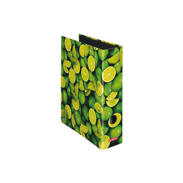 4008110214726 - Motivordner maXfile Fruits Limonen 10485134 A4 80mm breit 4008110214726 Herlitz