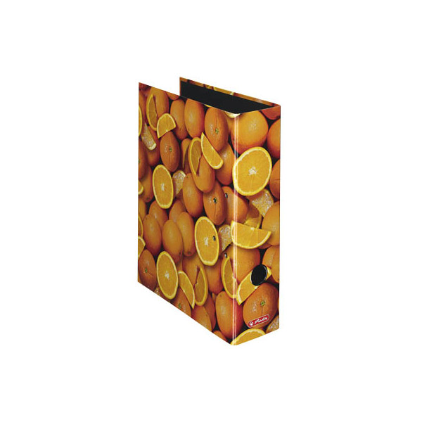 4008110240282 - Motivordner maXfile Fruits Orangen 10626190 A4 80mm breit 4008110240282 Herlitz