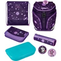 4008110283883 - herlitz Schulrucksack SoftLight Plus Space Girl für Grundschüler Polyester höhenverstellbarer Brustgurt - 1 Stück (50037568)