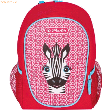 4008110285283 - herlitz Vorschulrucksack Rookie Zebra Kindergartenrucksack ergonomisches Rückenpolster - 1 Stück (50038114)