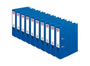 4008110308050 - herlitz Ordner maXfile protect plus DIN A4 Rückenbreite 80 mm 10 Stück blau