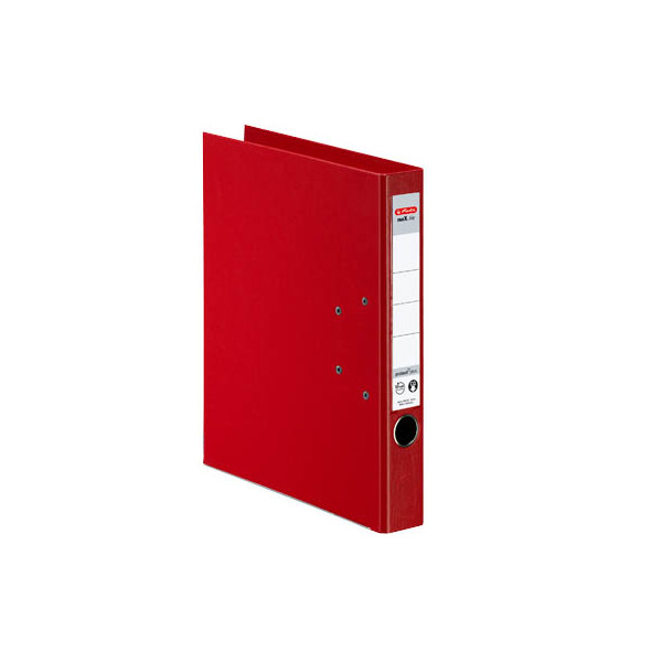 4008110308425 - Ordner maXfile protect plus 10834737 A4 50mm schmal PP vollfarbig rot 4008110308425 Herlitz