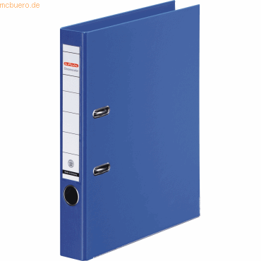 4008110308449 - Ordner maXfile protect plus 10834752 A4 50mm schmal PP vollfarbig blau 4008110308449 Herlitz