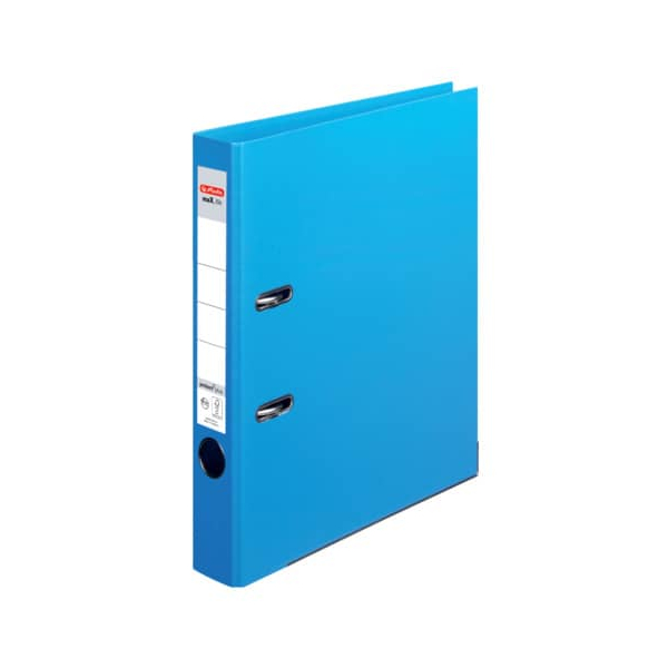 4008110308586 - Ordner maXfile protect plus 10834828 A4 50mm schmal PP vollfarbig hellblau 4008110308586 Herlitz