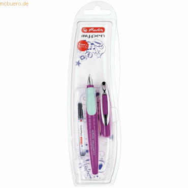 4008110419602 - Füller 11167988 mypen pink minze Feder M 4008110419602 Herlit