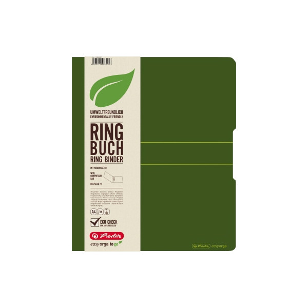 4008110458205 - Ringbuch EasyOrgaToGo Green 11282597 A4 2 Ringe 25mm Ring-Ø Polypropylen dunkelgrün 4008110458205 Herlitz