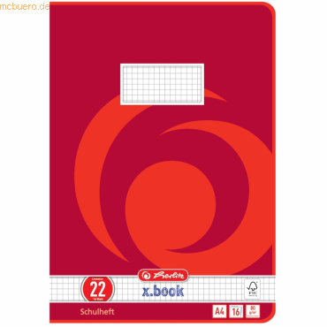 4008113322206 - Schulheft A4 16 Blatt 80g Lineatur 22 kariert FSC Mix 4008113322206 Herlitz 4008113322206 - Schulheft A4 16 Blatt 80g Lineatur 22 kariert FSC Mix 4008113322206 Herlitz