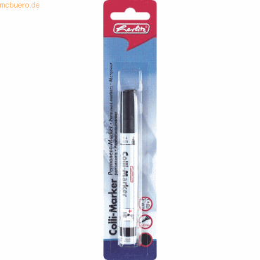 4008118665407 - Permanentmarker Colli 1-4 mm schwarz wasserfest Schreibwaren - Herlitz