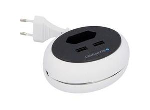 4008153022500 - Steckdosenleiste 1-fach 12m für Außen mit 2x USB mini