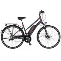 4008153025976 - FISCHER VIATOR 10 Trekkingrad (Laufradgröße 28 Zoll Damen-Rad 422 Wh Dunkel anthrazit matt)