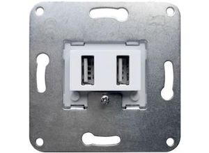 4008153028359 - Unitec USB-Einsatz 2x Typ A ohne Abdeckung und Rahmen