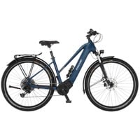 4008153042140 - FISCHER Viator 80I Trekkingrad (Laufradgröße 28 Zoll Rahmenhöhe 45 cm Damen-Rad 711 Wh Sattblau)