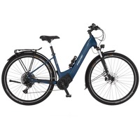 4008153042171 - FISCHER Viator 80I Trekkingrad (Laufradgröße 28 Zoll Rahmenhöhe 43 cm Damen-Rad 711 Wh Sattblau)