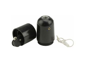 4008153363610 - Lampen-Fassung mit Zugschalter E 27 schwarz Fassungen