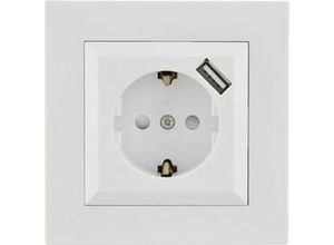 4008153425769 - Unitec USB Steckdose ultraweiß Serie Melbourne 4008153425769 - Unitec USB Steckdose ultraweiß Serie Melbourne