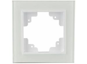 4008153438585 - Abdeckrahmen 1-fach Melbourne echtglas Schalterdosen & Abzweigdosen