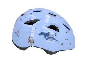 4008153504433 - FISCHER FAHRRAD Plus Dolphin XS S Kinder-Helm Blau Konfektionsgröße=XS S Kopfumfang=48-54 cm