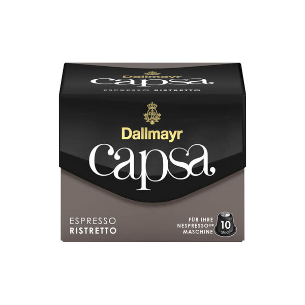 4008167010302 - Capsa ESPRESSO RISTRETTO Kaffeekapseln Arabica- und Robustabohnen kräftig 10 Portionen 4008167010302 - Capsa ESPRESSO RISTRETTO Kaffeekapseln Arabica- und Robustabohnen kräftig 10 Portionen