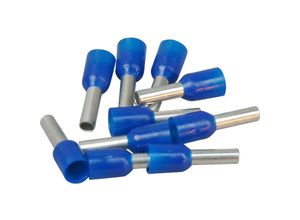 4008224493642 - Aderendhülsen mit Kunststoffkragen 25mm² 7mm blau 100 Stück - 354411091 - Kopp