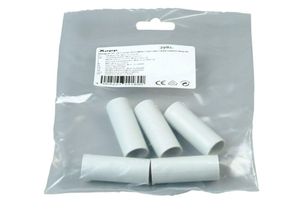 4008224541688 - - Steckmuffe für Stangenrohr M32 grau 5 Stück Kabelrohr-Fittings