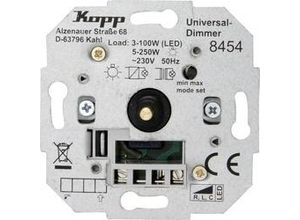 4008224648318 - Kopp Universal Druck-Wechsel-Dimmer 3 - 100 Watt 845500009