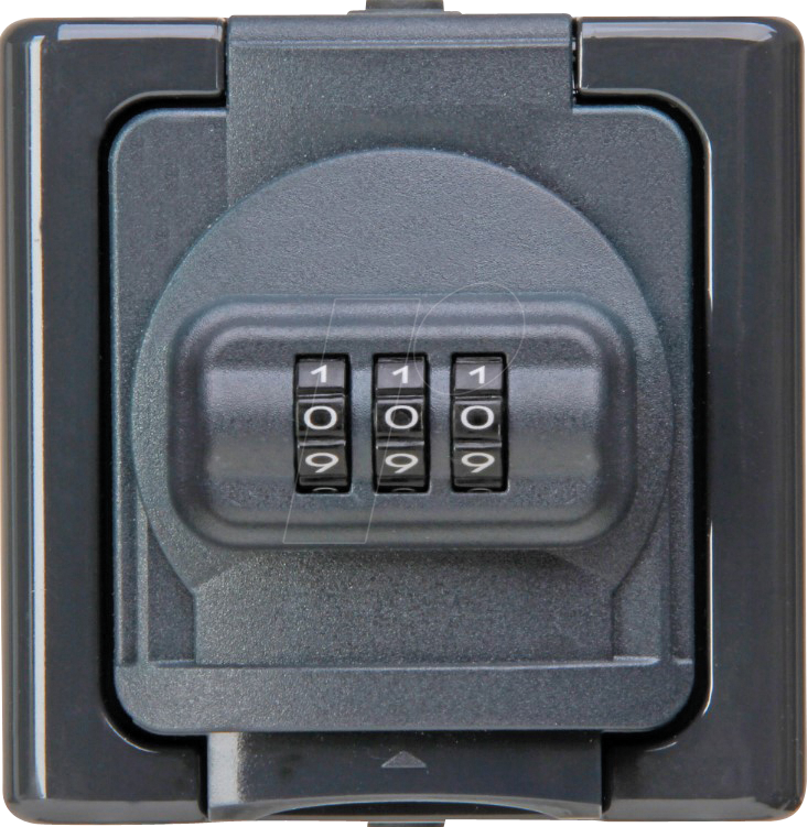 4008224654425 - EL BE 109815008 - BLUE ELECTRIC - Schutzkontakt-Steckdose mit Zahlenschloss anthr 4008224654425 - EL BE 109815008 - BLUE ELECTRIC - Schutzkontakt-Steckdose mit Zahlenschloss anthr