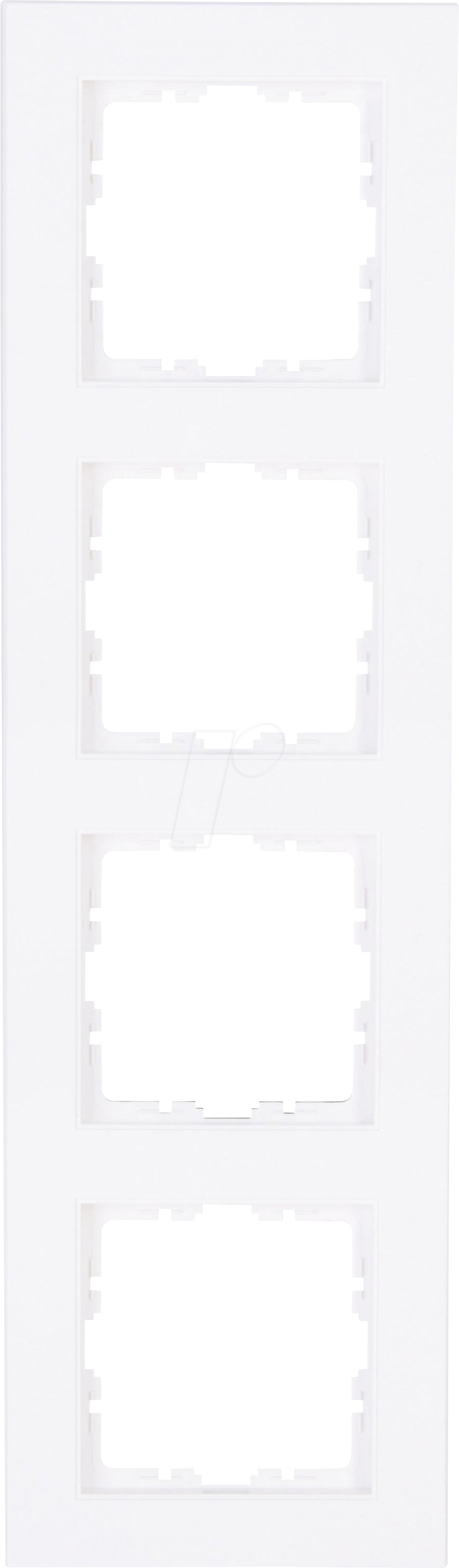 4008224667500 - EL 07 402813008 - HK07 - Abdeckrahmen 4-fach arktisweiß