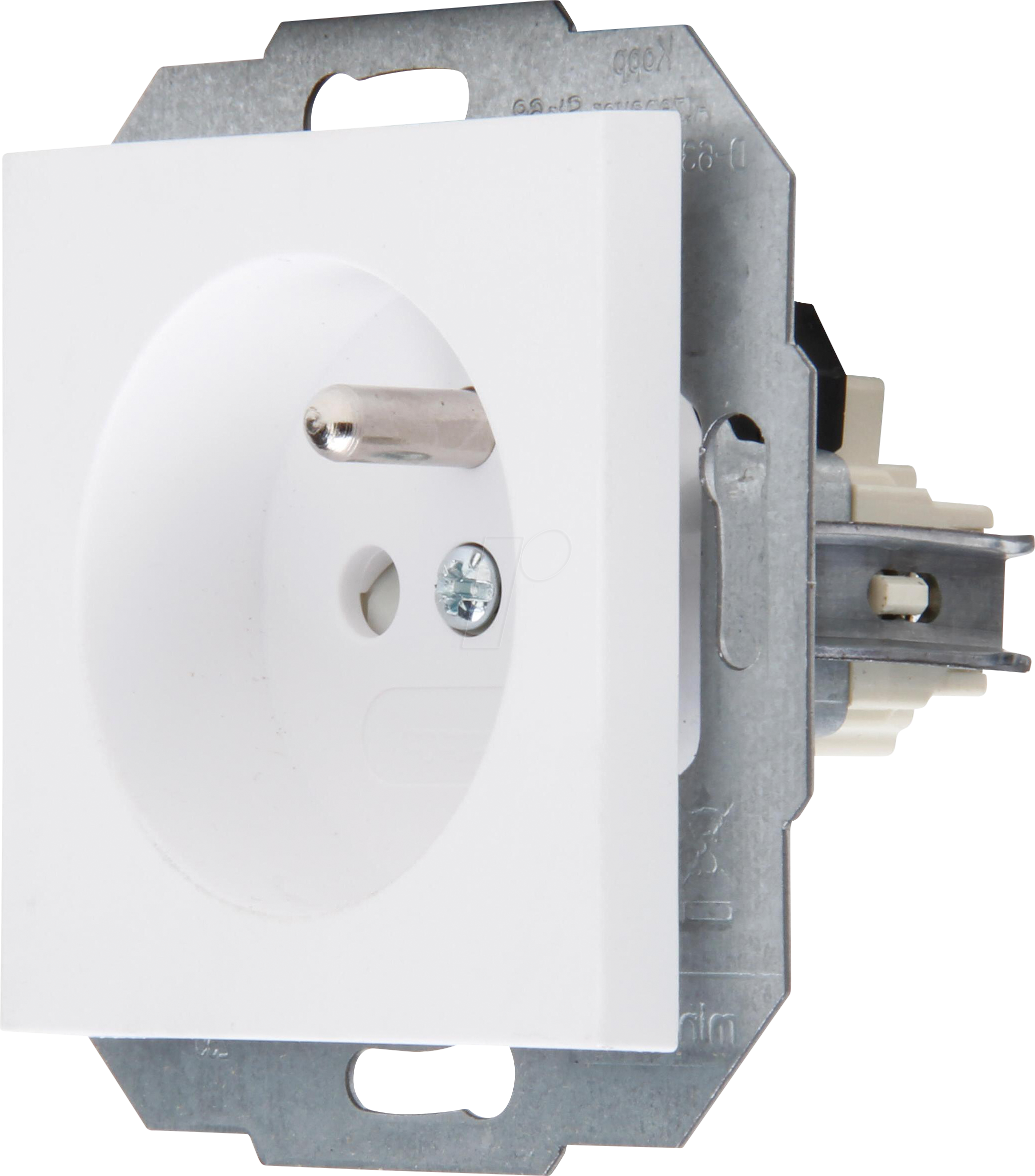 4008224671101 - EL 07 940432000 - HK07 - Pin-Steckdose erhöhter Berührungsschutz arktisweiß matt