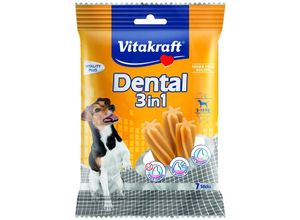 4008239222176 - Dental 3in1 - Zahnpflege-Snack für Hunde von 5-10 kg - 7 Sticks - Vitakraft