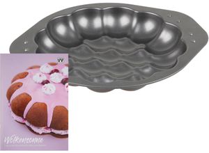 4008256004021 - Backform WOLKENSONNE EasyOven schwarz (anthrazit metallic) B35cm L30cm Stahlblech Küchenformen inkl Rezeptheft Made in Germany 4008256004021 - Backform WOLKENSONNE EasyOven schwarz (anthrazit metallic) B35cm L30cm Stahlblech Küchenformen inkl Rezeptheft Made in Germany