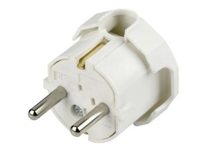 4008297120407 - 0512040777 Schutzkontakt-Winkelstecker Kunststoff 250 v Weiß IP20 - REV