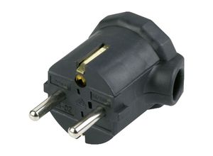 4008297120551 - 0512055777 Schutzkontakt-Winkelstecker Kunststoff 250 v Schwarz IP20 - REV