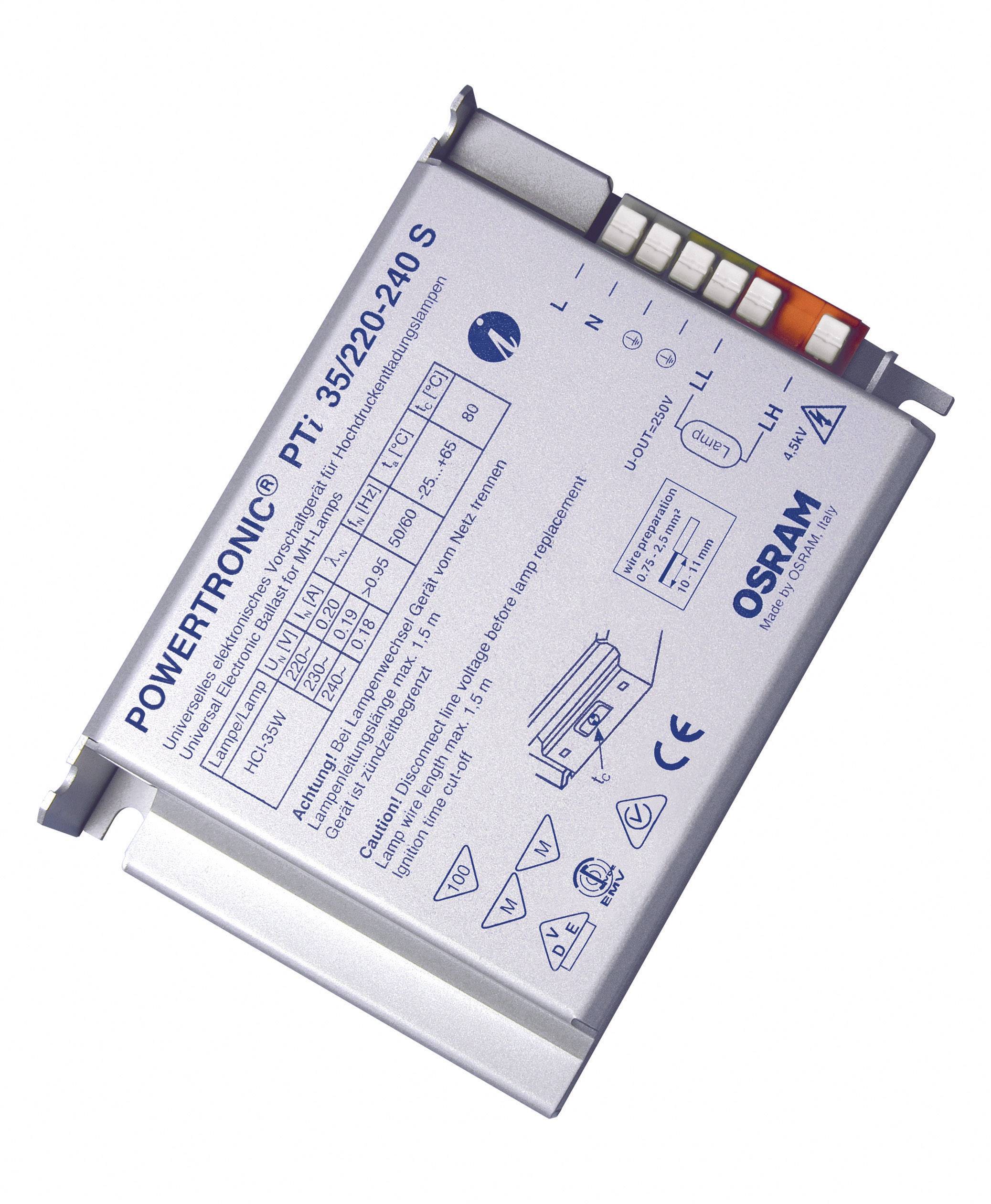 4008321073112 - OSRAM Hochdruckentladungslampe EVG 35 W (1 x 35 W) für Leuchteneinbau Metallgehäuse