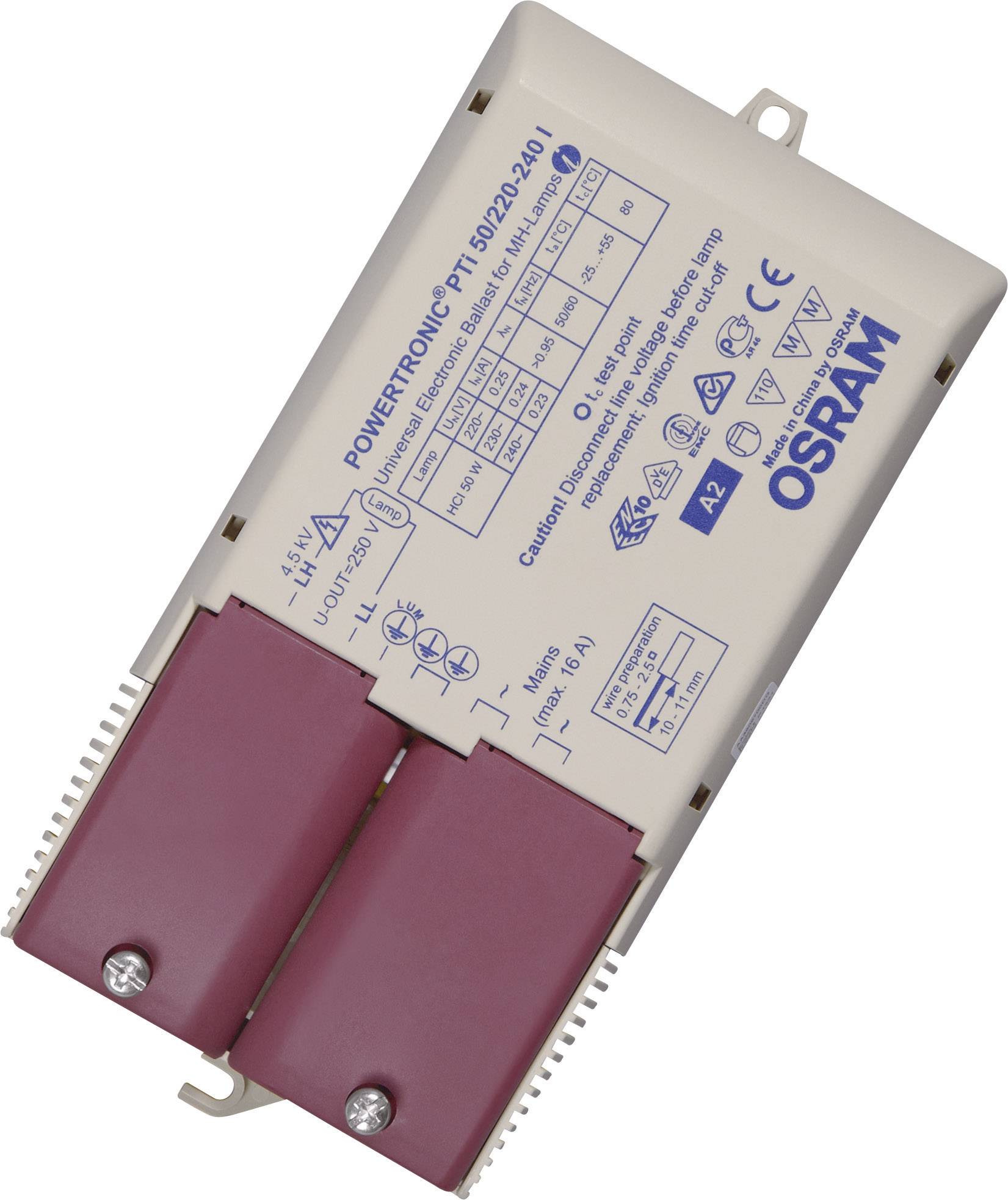 4008321099488 - Vorschaltgerät 39W elektr fHI 155x83mm für Lampenart hi PTI35 220240I - Ledvance