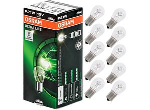 4008321415356 - Ultra Life 7506ULT 12V P21W 10 St Signallampen - Osram