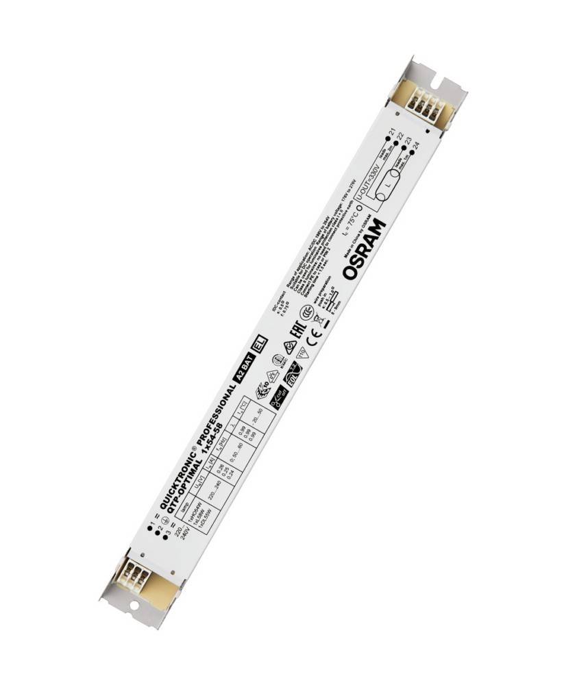 4008321873729 - OSR EVG QTP-OPTIMAL 1X54W-58W 220-240 fLL KLL T8 T5 TC-L 280x30x21mm 4008321873729 - OSR EVG QTP-OPTIMAL 1X54W-58W 220-240 fLL KLL T8 T5 TC-L 280x30x21mm