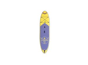 4008332166223 - Chiemsee - SUP-Set inkl Board Paddel Pumpe Leash & Rucksack (gelb lila) Stand-Up Paddle