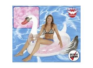 4008332776620 - Happy People Floater Schwan mit Federn 155 x 145 x 105 cm