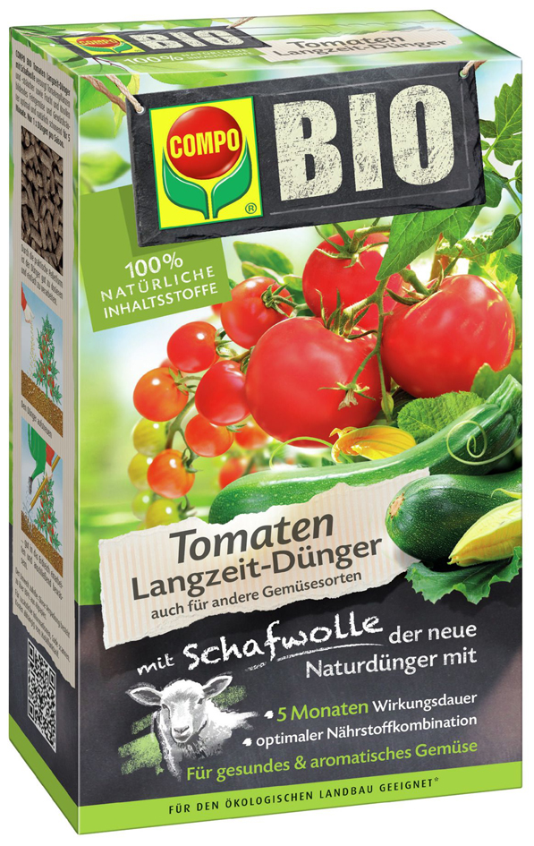 4008398102975 - COMPO BIO Tomaten Langzeit-Dünger mit Schafwolle 750 g