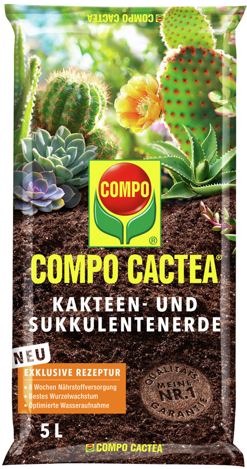 4008398112219 - Compo Cactea® Kakteen- und Sukkulentenerde 5 Liter