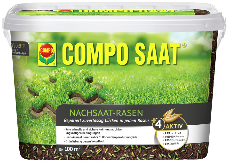 4008398338749 - COMPO SAAT Nachsaat-Rasen 2 kg Eimer für 100 qm