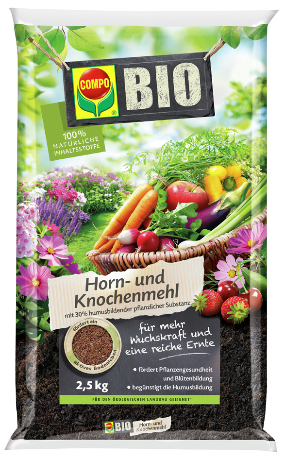 4008398526313 - COMPO BIO Naturdünger Horn- und Knochenmehl 25 kg