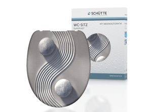 4008431821528 - - wc Sitz Yin & yang Duroplast Toilettendeckel mit Absenkautomatik Motiv Klobrille Klodeckel Toilettensitz - Motiv