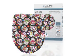 4008431825861 - - Duroplast hg wc Sitz crazy skull Hochglänzender Toilettendeckel mit Absenkautomatik und Schnellverschluss Klobrille - Motiv 4008431825861 - - Duroplast hg wc Sitz crazy skull Hochglänzender Toilettendeckel mit Absenkautomatik und Schnellverschluss Klobrille - Motiv